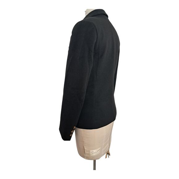 Black Single Breasted Blazer Jacket Size S Soft Tailored Career Dressy - Picture 5 of 8